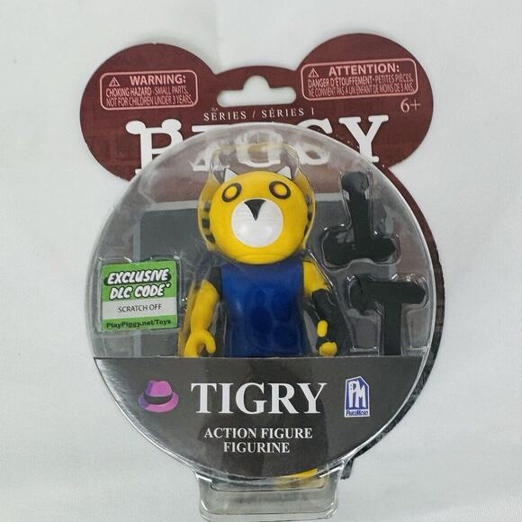 Piggy Series‎ 1 Tigry Action Figure [Exclusive DLC Code] Phatmojo - Picture 6 of 10